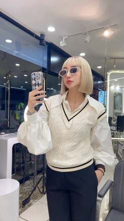 Kiểu tóc Vuông ngắn