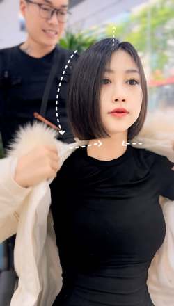 Kiểu tóc Vuông ngắn