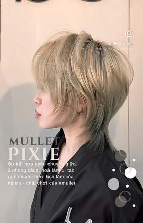 Kiểu tóc Mullet tém