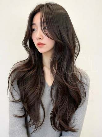 Kiểu tóc Xoăn C ngọn