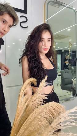 Kiểu tóc Uốn xoăn nhỏ
