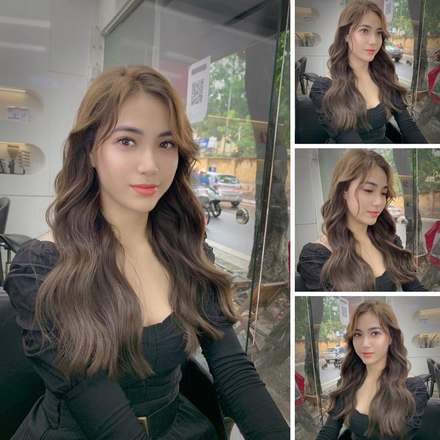 Nhuộm Lạnh sáng · nâng tông