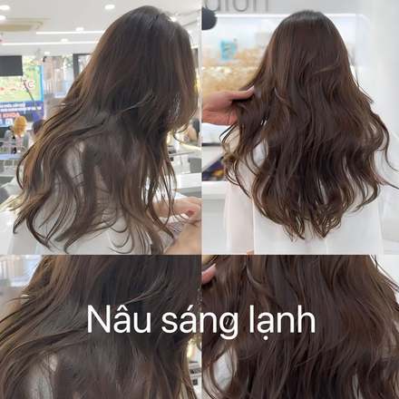 Nhuộm Lạnh sáng · nâng tông