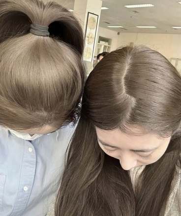 Nhuộm Lạnh sáng · nâng tông