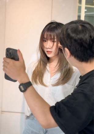 Tẩy Nâng tông + nhuộm